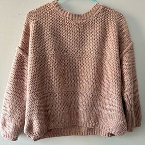 Cozy pale pink sweater